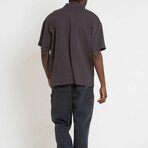 Stokes Records Polo // Anthracite (L)