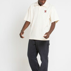 Stokes Records Polo // Dirty White (L)