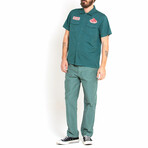 Foreman Short Sleeve Shirt // Work Green (L)