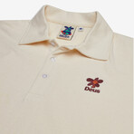 Stokes Records Polo // Dirty White (L)