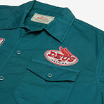 Foreman Short Sleeve Shirt // Work Green (L)