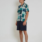 Way Off Short Sleeve Shirt // Lagoon (M)