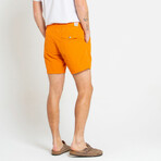 Glide Swim Short Mesh // Orange Ochre (32)