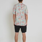Palms Short Sleeve Shirt // Sea Foam (XL)