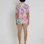 Lorelei Short Sleeve Shirt // Magenta (M)