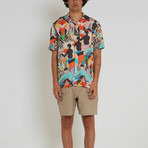 Vespacific Short Sleeve Shirt // Multi (M)