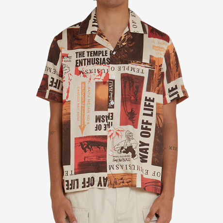 Way Off Short Sleeve Shirt // Sierra (XS)