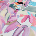 Lorelei Short Sleeve Shirt // Magenta (M)