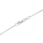 Piero Milano 18K White Gold Diamond Pendant Necklace // 16" // Store Display