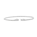 Piero Milano 18K White Gold Diamond Tennis Bracelet // 7" // Store Display