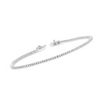 Piero Milano 18K White Gold Diamond Tennis Bracelet // 7" // Store Display