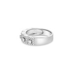 Piero Milano 18K White Gold Diamond Statement Ring // Ring Size: 7.25 // Store Display