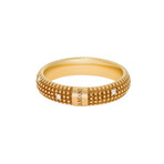 Damiani 18K Yellow Gold Diamond Band Ring // Ring Size: 7.25 // 2.3g // Store Display