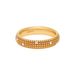 Damiani 18K Yellow Gold Diamond Band Ring // Ring Size: 7.25 // 2.3g // Store Display