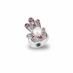 Hand of Hamsa Ring with Pearl (4)