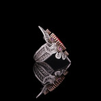 Cool Garnet Ring (4.5)