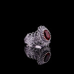 Oval Garnet Ring (4.5)