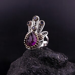Hamsa Ring with Amethyst (7)