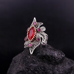 Cool Garnet Ring (4.5)