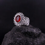 Oval Garnet Ring (4.5)
