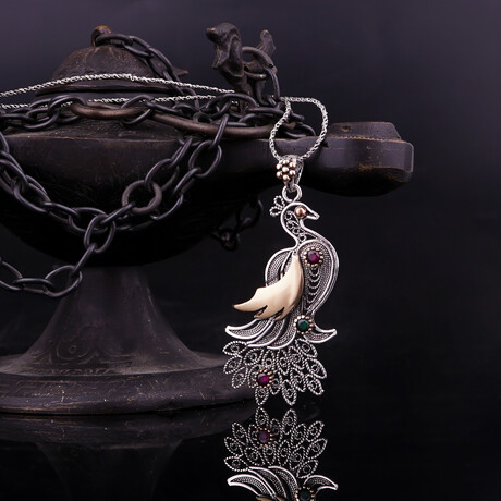 Peacock Necklace