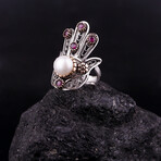 Hand of Hamsa Ring with Pearl (4)