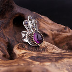Hamsa Ring with Amethyst (7)