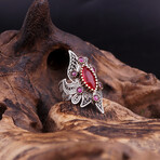 Cool Garnet Ring (4.5)