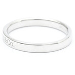 Tiffany & Co. // Platinum Flat Ring // Ring Size: 8.5 // Store Display