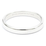 Tiffany & Co. // Platinum Classic Ring // Ring Size: 6.5 // Store Display