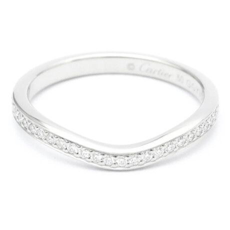 Cartier // Platinum Ballerina Ring With Diamond // Ring Size: 5.25 // Store Display