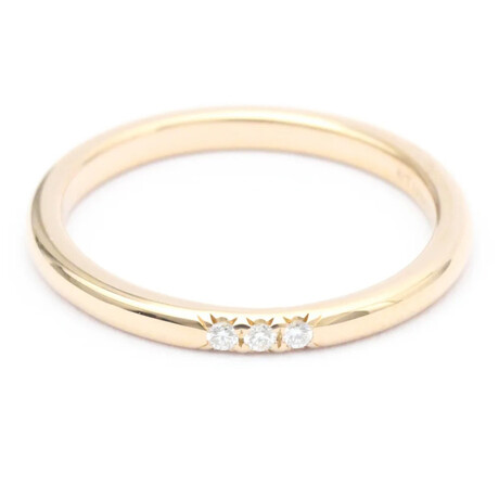 Tiffany & Co. // 18k Rose Gold Classic Band Diamond Ring // Ring Size: 5.5 // Store Display
