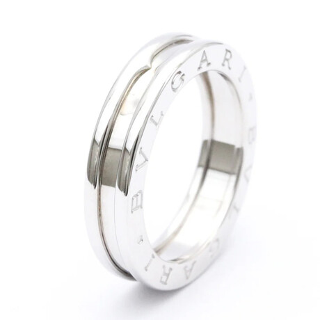 Bulgari // 18k White Gold B-ZERO1 Ring I // Ring Size: 7 // Store Display