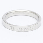 Tiffany & Co. // Platinum Flat Ring // Ring Size: 7.5 // Store Display