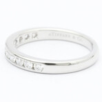 Tiffany & Co. // Platinum Channel Setting Half Eternity Diamond Ring // Ring Size: 6.5 // Store Display