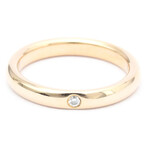Tiffany & Co. // 18k Rose Gold Stacking Diamond Ring // Ring Size: 5 // Store Display
