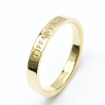 Tiffany & Co. // 18k Yellow Gold Flat Ring // Ring Size: 7 // Store Display
