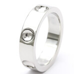 Louis Vuitton // Platinum Petitburg Emplant Ring // Ring Size: 6.5 // Store Display