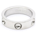 Louis Vuitton // Platinum Petitburg Emplant Ring // Ring Size: 6.5 // Store Display