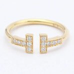 Tiffany & Co. // 18k Yellow Gold T Wire Diamond Ring // Ring Size: 6.5 // Store Display