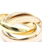 Cartier // 18k Rose Gold + 18k White Gold + 18k Yellow Gold Trinity Ring // Ring Size: 4.75 // Store Display