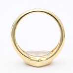 Chopard // 18k Yellow Gold Happy Diamond Heart Ring // Ring Size: 5.5 // Store Display