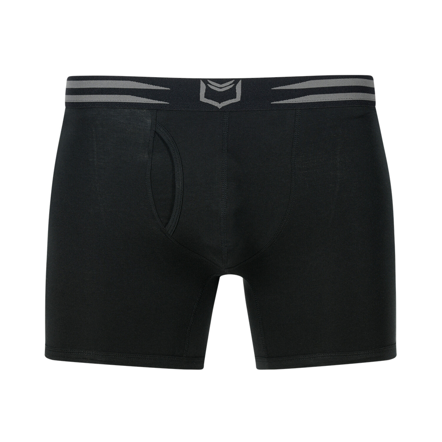 SHEATH 4.0 Cotton Men's Dual Pouch Boxer Brief // Black + Gray (X