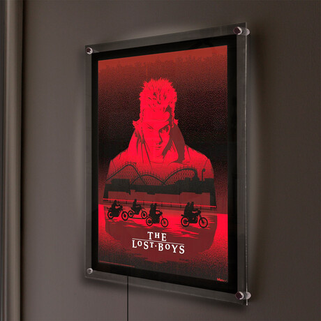 Lost Boys (Vintage Blood) // MightyPrint™ Wall Art // Backlit LED Frame