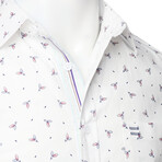 ZinoVizo // Artes Modern Slim Fit Button Up Shirts // White (M)