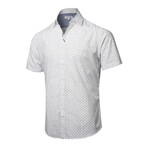 ZinoVizo // Onesse Modern Slim Fit Button Up Shirts // White (XL)