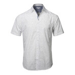 ZinoVizo // Onesse Modern Slim Fit Button Up Shirts // White (XL)