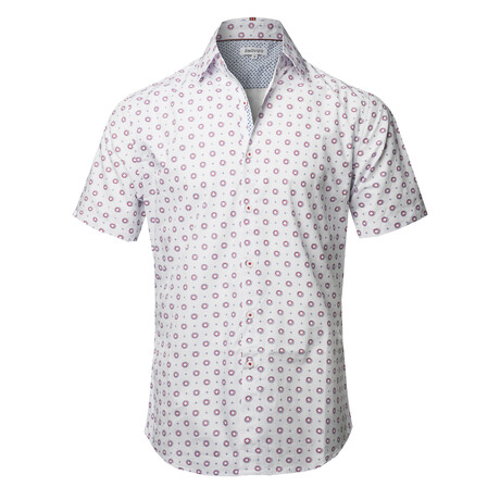 ZinoVizo // Seba Modern Slim Fit Button Up Shirts // White (S)