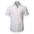 ZinoVizo // Seba Modern Slim Fit Button Up Shirts // White (L)