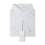 ZinoVizo // Abos Modern Slim Fit Button Up Shirts // White + Blue (XL)